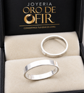 Par de Aros de Matrimonio #202 – Diseño Clásico Liso